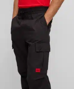 Hugo Carlo Cargo Trousers Black