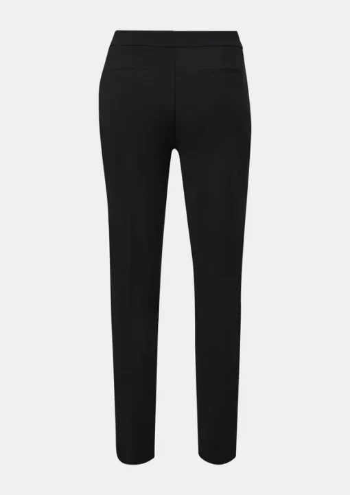Comma, Slim Fit Trousers Black