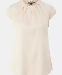 Comma, Blouse Top Beige