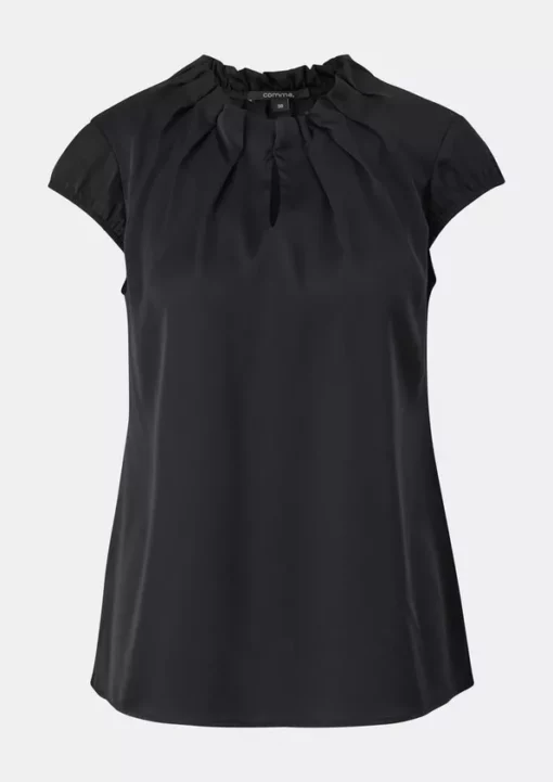 Comma, Blouse Top Black