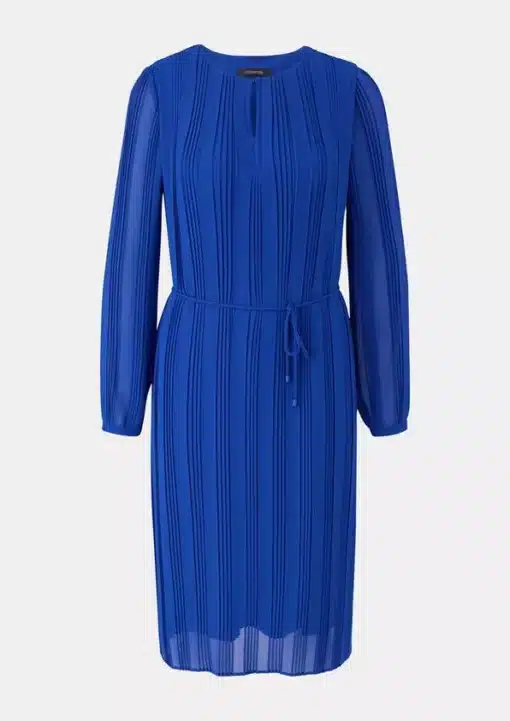 Comma, Plisee Dress Ocean Blue