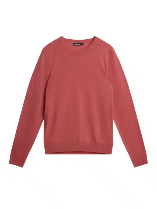J.Lindeberg Lyle Light Merino Sweater Dusty Cedar