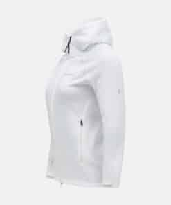 Peak Performance Chill Light Zip Hood Woman Offwhite