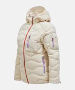Peak Performance Helium Utility Down Hood Women Sand Fog