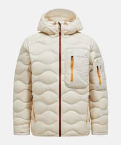 Peak Performance Helium Utility Down Hood Men Sand Fog