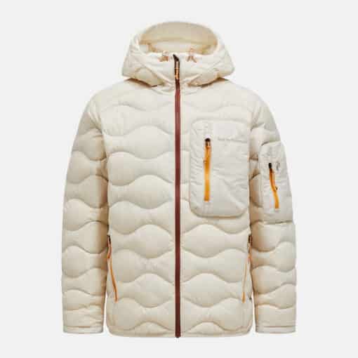 Peak Performance Helium Utility Down Hood Men Sand Fog