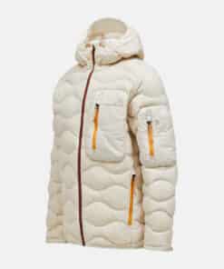 Peak Performance Helium Utility Down Hood Men Sand Fog