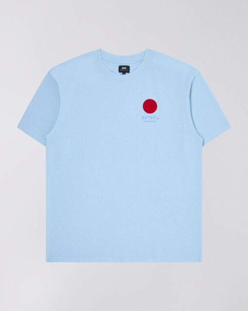 Edwin japanese Sun Supply T-Shirt Placid Blue