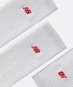 New Balance Patch Logo Crew 3 Pairs White
