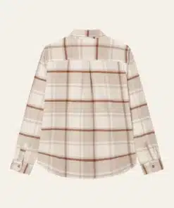 Les Deux Joseph Check Overshirt Light Desert Sand/Light Ivory