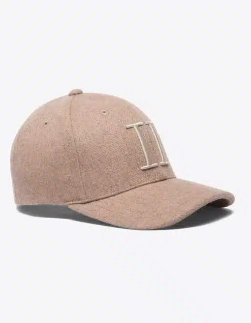 Les Deux Wool II Baseball Cap Dark Sand/Ivory