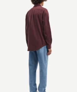 Samsoe & Samsoe Liam BX Shirt Red Mahogany