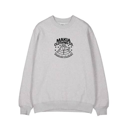 Makia Sextant Sweatshirt Light Grey