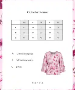 Nakoa Ophelia Blouse Ballet of Blossoms