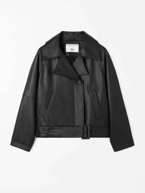 Tiger of Sweden Altes Leather Jacket Black