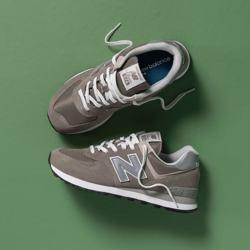 Buy New Balance 574 Core Grey With White Scandinavian Fashion Store