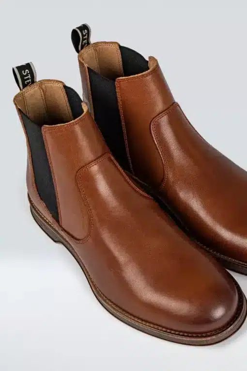 Sneaky Steve Risty Leather Shoes Cognac Texas