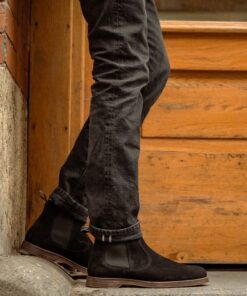Sneaky Steve Risty Suede Shoe Black
