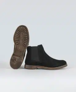 Sneaky Steve Risty Suede Shoe Black