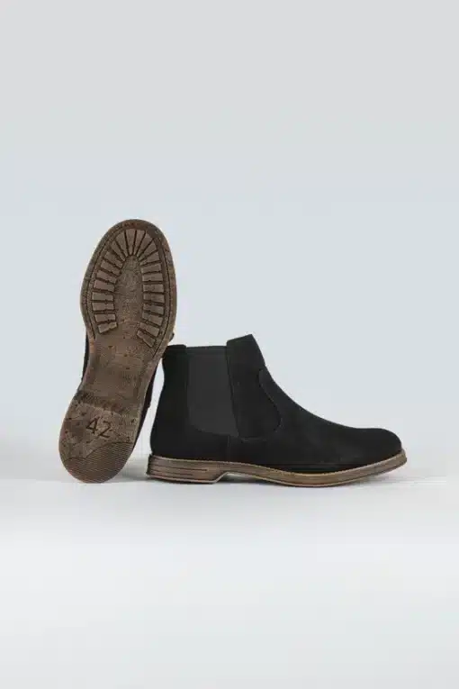 Sneaky Steve Risty Suede Shoe Black