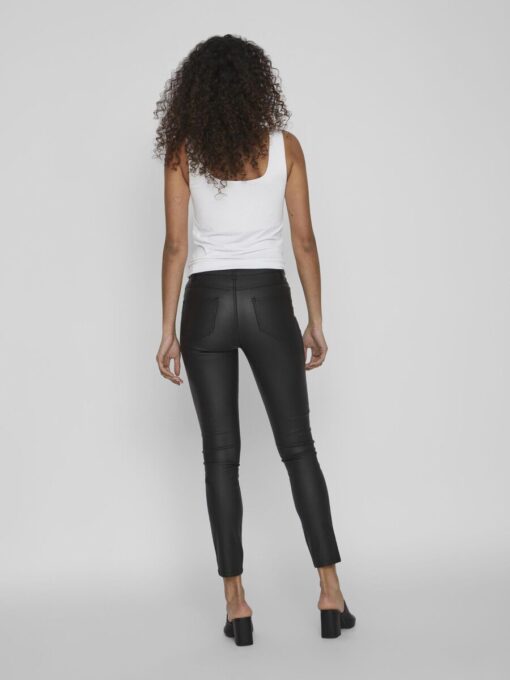 Vila Commit Coated Pants Black