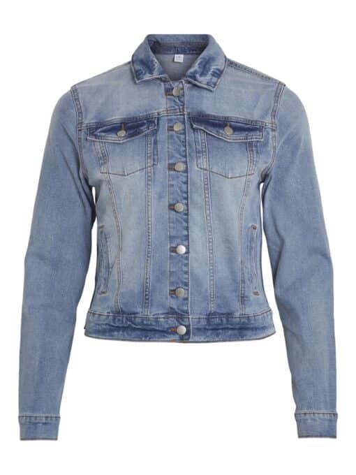 Vila Show New Denim Jacket Light Blue Denim