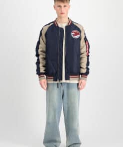Alpha Industries Japan Warrior Souvenir Jacket Ultra Navy