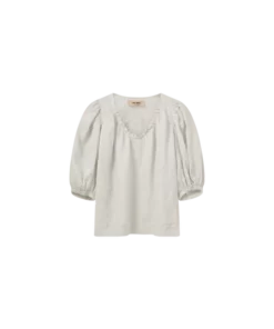 Mos Mosh Taissa Linen Blouse Ecru