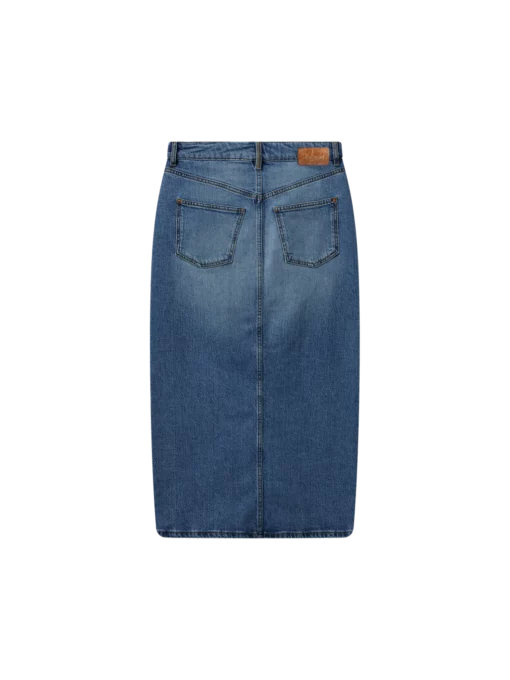 Mos Mosh Mella Denim Skirt Dark Blue