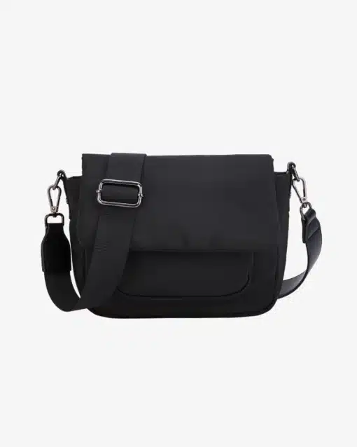 Hvisk Cayman Pocket Puffer Matte Twill Bag Black