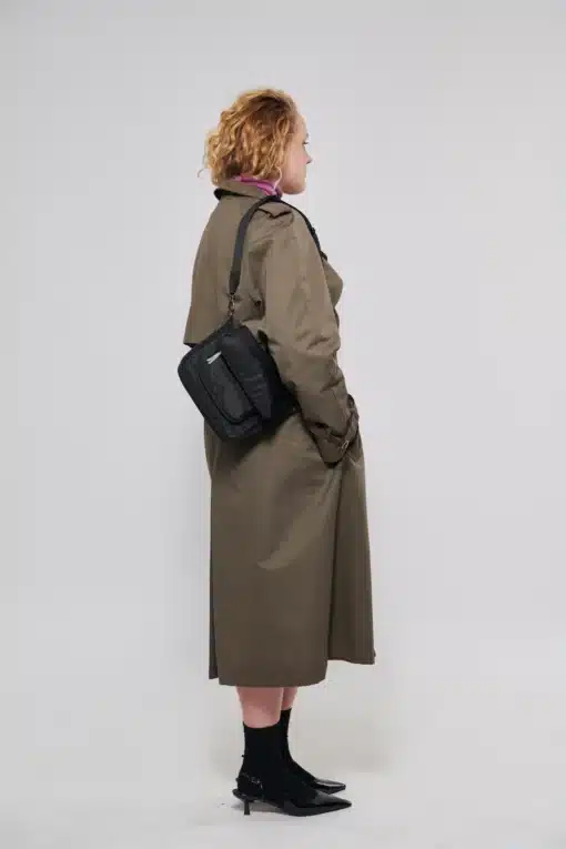 Hvisk Cayman Pocket Puffer Matte Twill Bag Black