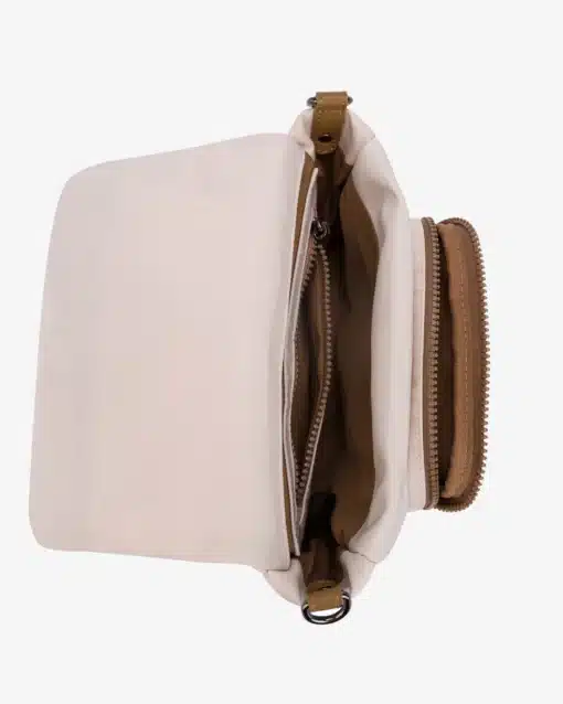 Hvisk Cayman Pocket Puffer Matte Twill Bag Pearl Cream