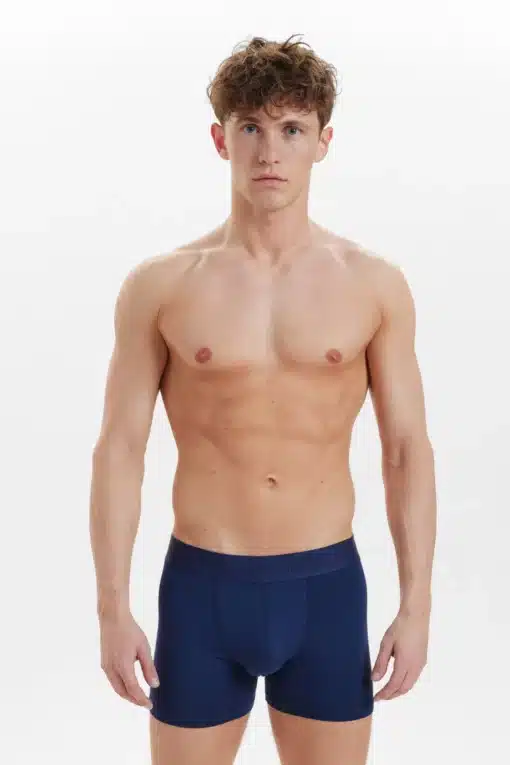 Resteröds Gunnar Boxer Bamboo 3-pack - Regular leg Navy