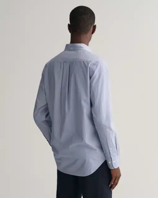 Gant Poplin Banker Shirt College Blue