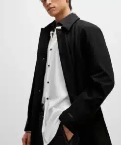 Hugo Mare Car Coat Black