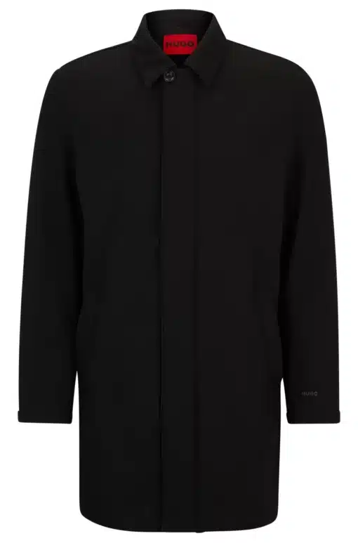 Hugo Mare Car Coat Black
