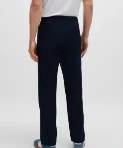 Boss Sanderson Linen Pants Dark Navy