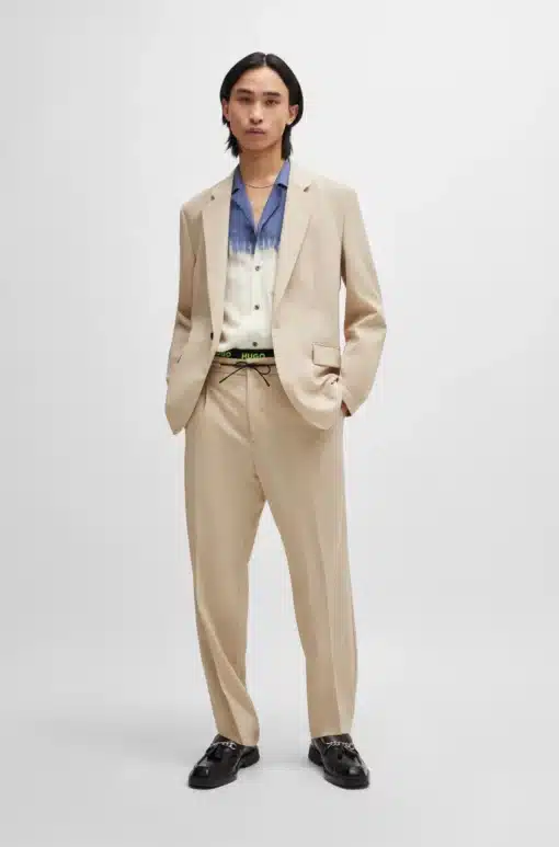 Hugo Teagan Trousers Beige