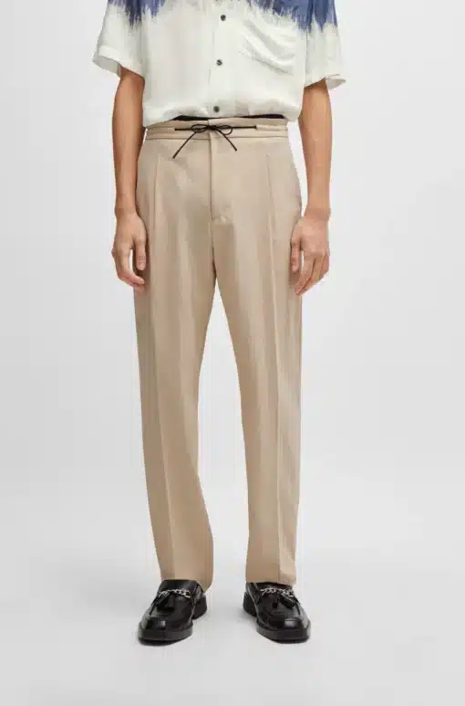 Hugo Teagan Trousers Beige
