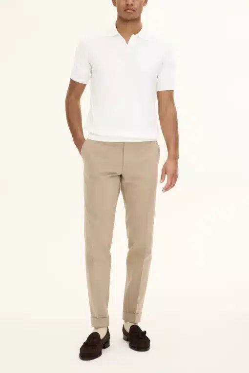 Oscar Jacobson Mirza Short Sleeve Poloshirt  White
