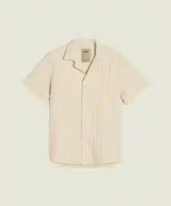 OAS Cuba Waffle Shirt Ecru