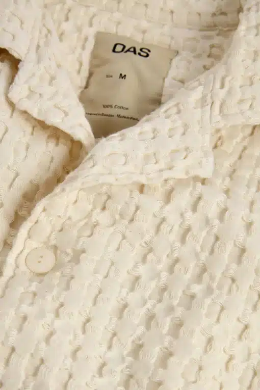 OAS Cuba Waffle Shirt Ecru