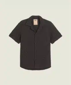 OAS Cuba Waffle Shirt Nearly Black