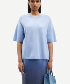 Samsøe Samsøe Megan T-shirt Blue Heron