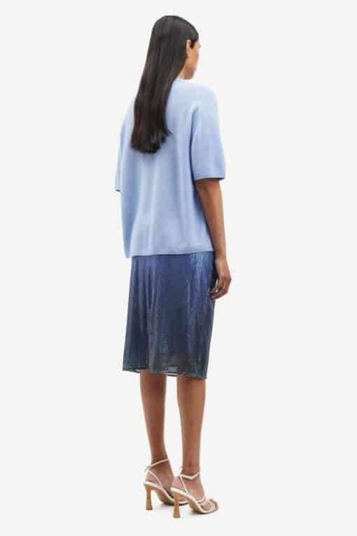 Samsøe Samsøe Megan T-shirt Blue Heron