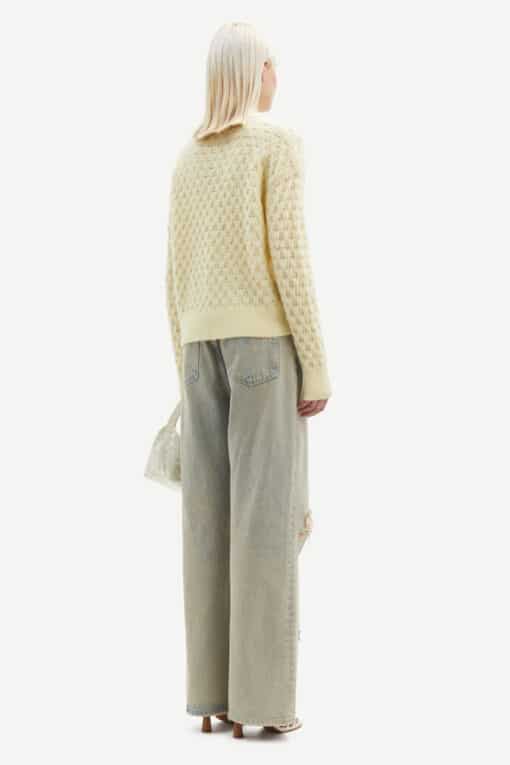 Samsøe Samsøe Saanour Pointelle Sweater Pear Sorbet