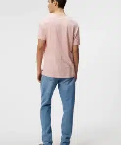 J.Lindeberg Coma Linen Tee Powder Pink
