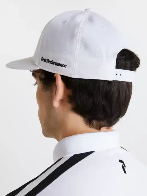 Peak Performance Player Snapback Cap White