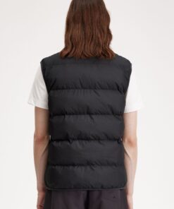 Fred Perry Insulated Gilet Anchor Grey