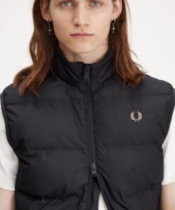 Fred Perry Insulated Gilet Anchor Grey